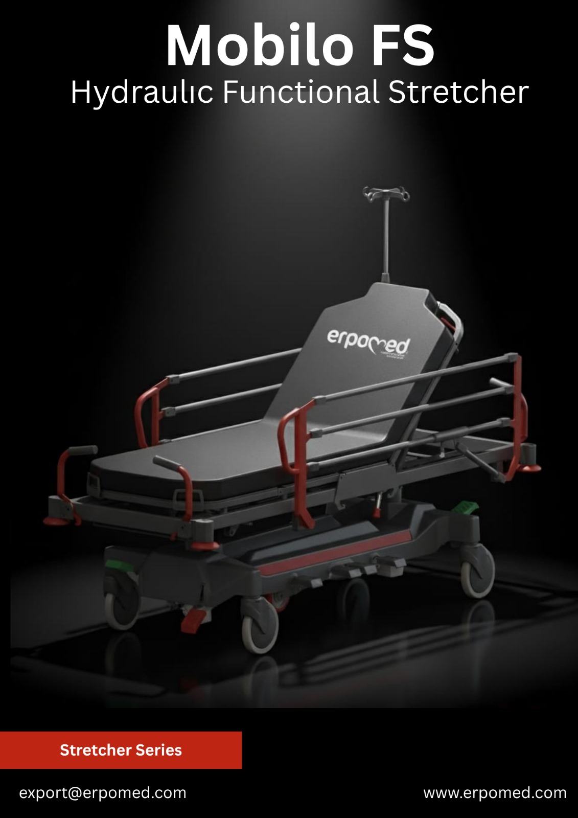 Mobilo FS Functional Emergency Stretcher for Hospital Emergency Departments